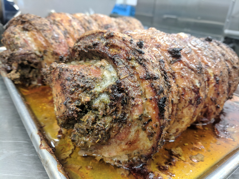 roasted pork